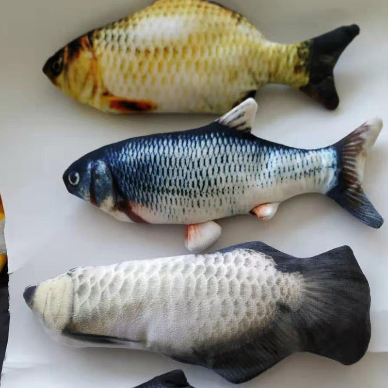 Electric Jumping Fish Simulation Electric Fish-Toy Without Cat Nip Version
