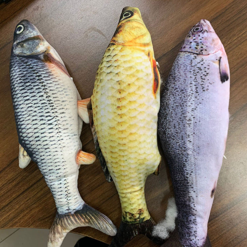 Electric Jumping Fish Simulation Electric Fish-Toy Without Cat Nip Version