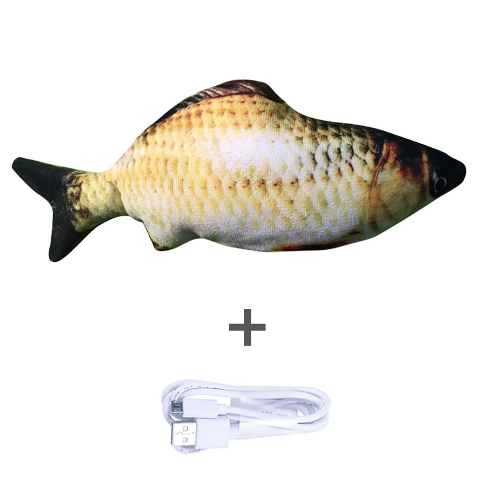 Electric Jumping Fish Simulation Electric Fish-Toy Without Cat Nip Version