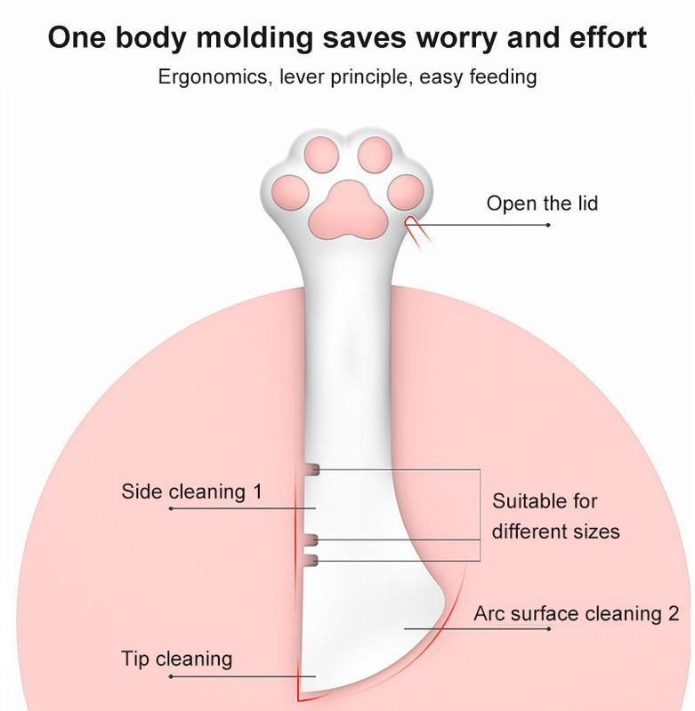 Pet Spoon & Can Opener Set – Feeding Tool for Wet & Dry Food