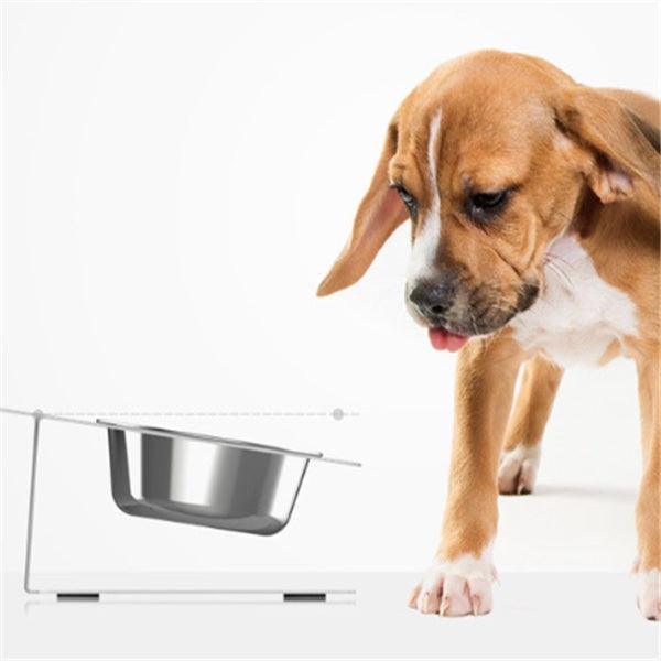 No-Spill Anti-Tip Pet Bowl – Dual Water & Food Feeder
