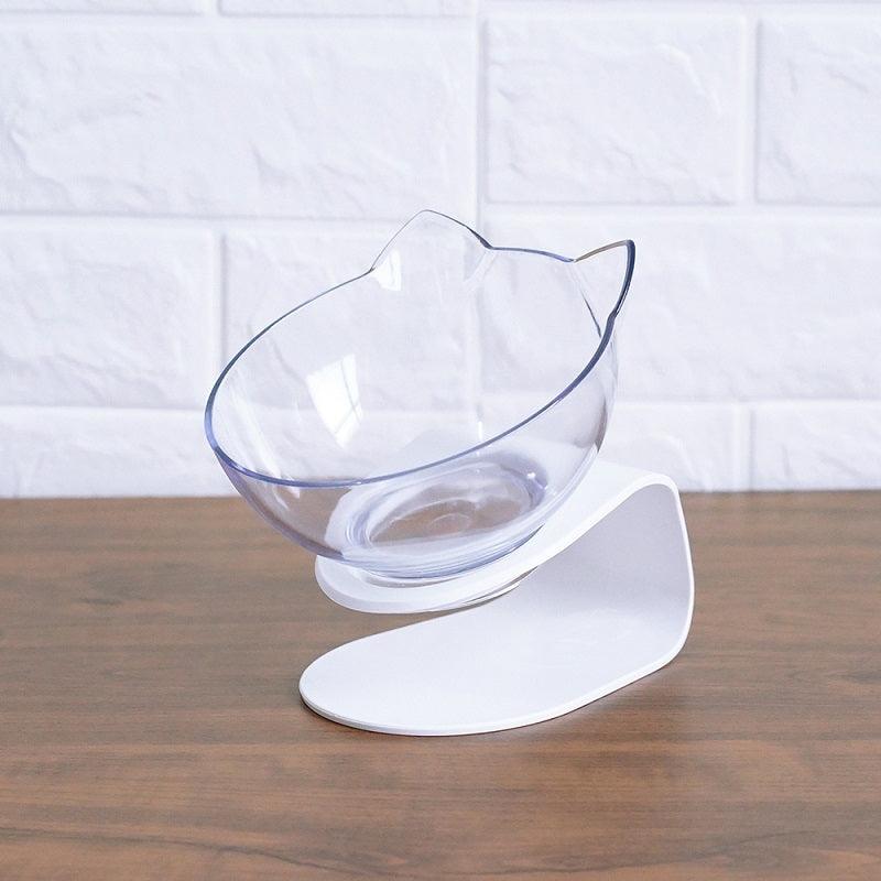 Double Cat Bowl – Raised Ergonomic Design for Neck Protection