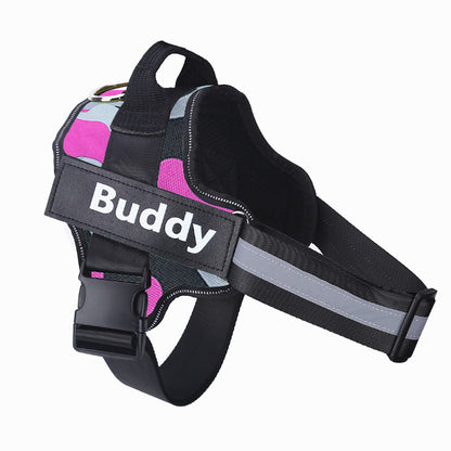 Custom No-Pull Dog Harness – Reflective & Breathable Vest