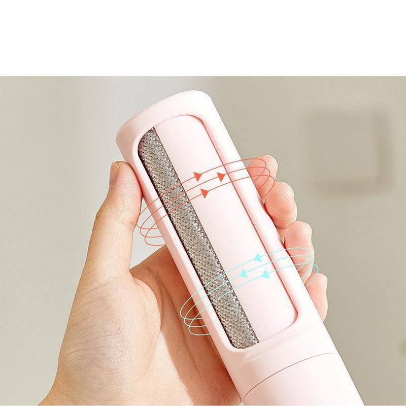 2 - 1 Reusable Pet Hair Remover Brush Lint Roller Portable Effective Self Cleaning Tool for Cat Dog Fur Hair Dust Removal Brush - Pets GrovePets Grove