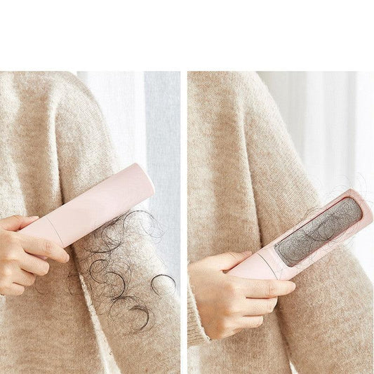 2 - 1 Reusable Pet Hair Remover Brush Lint Roller Portable Effective Self Cleaning Tool for Cat Dog Fur Hair Dust Removal Brush - Pets GrovePets Grove
