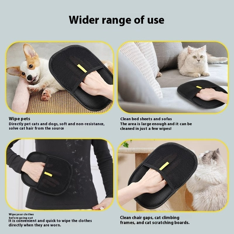 Pet Grooming Mitt – Hair Remover Glove for Dogs & Cats