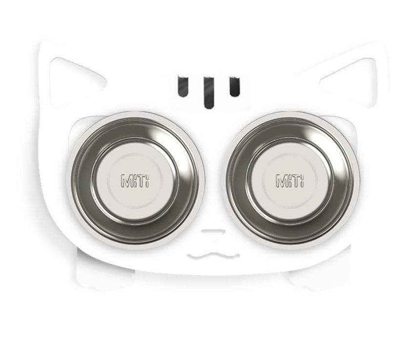 No-Spill Anti-Tip Pet Bowl – Dual Water & Food Feeder