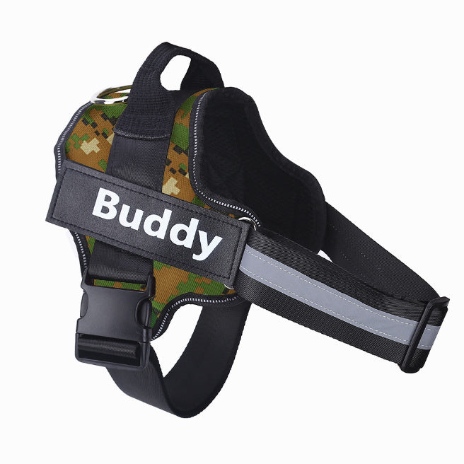 Custom No-Pull Dog Harness – Reflective & Breathable Vest