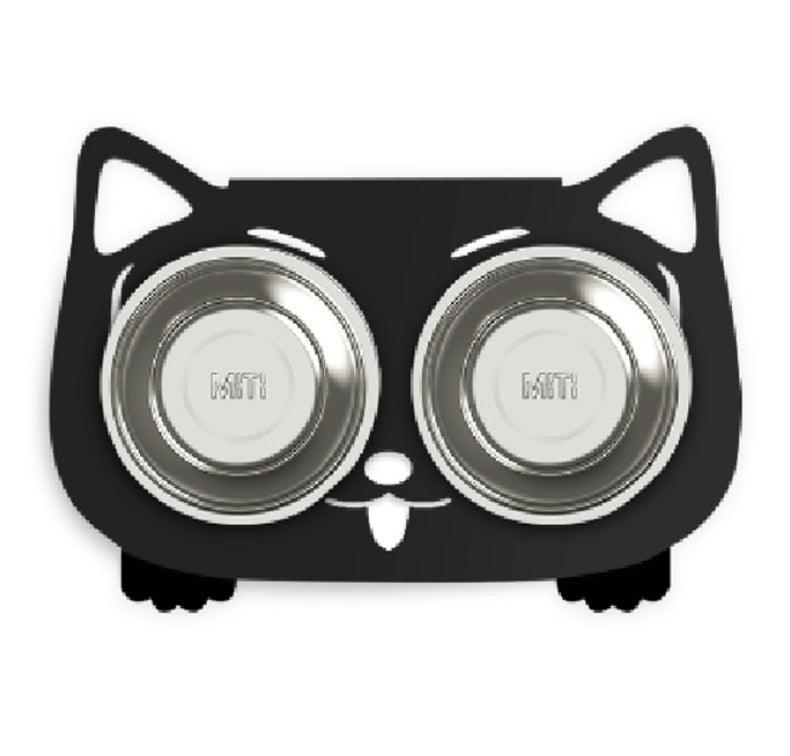 No-Spill Anti-Tip Pet Bowl – Dual Water & Food Feeder