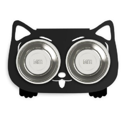 No-Spill Anti-Tip Pet Bowl – Dual Water & Food Feeder
