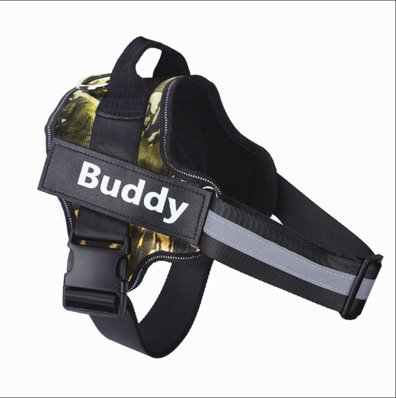 Custom No-Pull Dog Harness – Reflective & Breathable Vest
