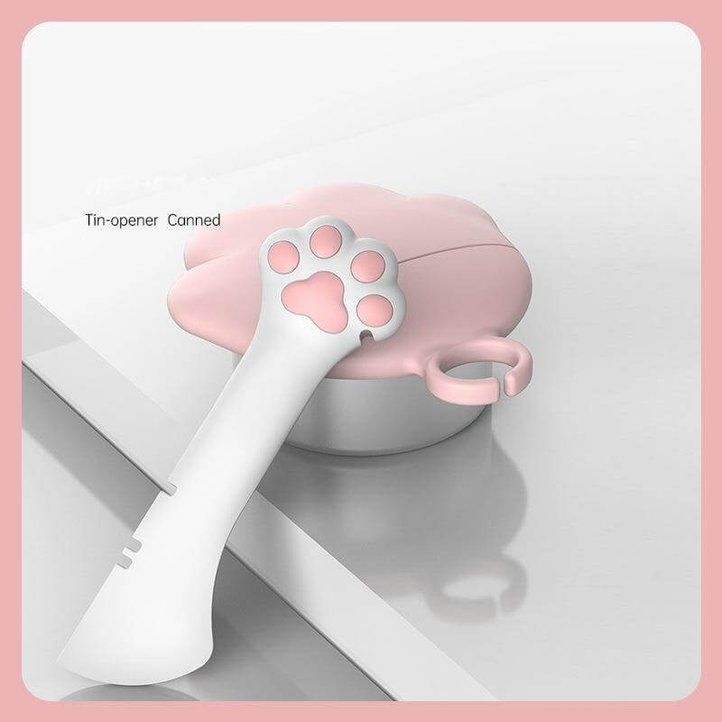 Pet Spoon & Can Opener Set – Feeding Tool for Wet & Dry Food