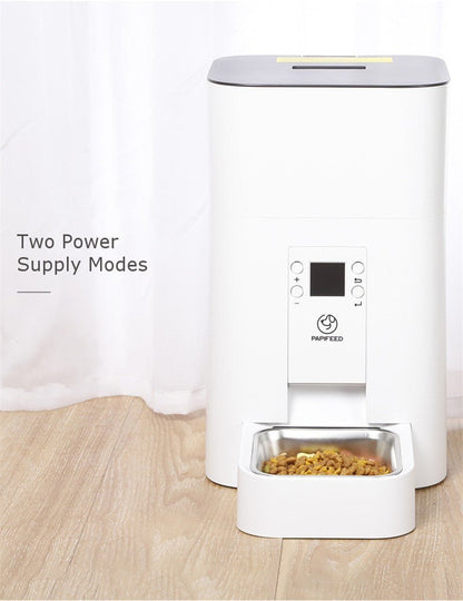 Color Screen Pet Smart Feeder Intelligent Timing And Quantitative Feeding Machine Automatic Pet Feeder - Pets GrovePets Grove