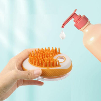 Dog Cat Bath Brush 2 - in - 1 Pet SPA Massage Comb Soft Silicone Pets Shower Hair Grooming Cmob Dog Cleaning Tool Pet Products - Pets GrovePets Grove