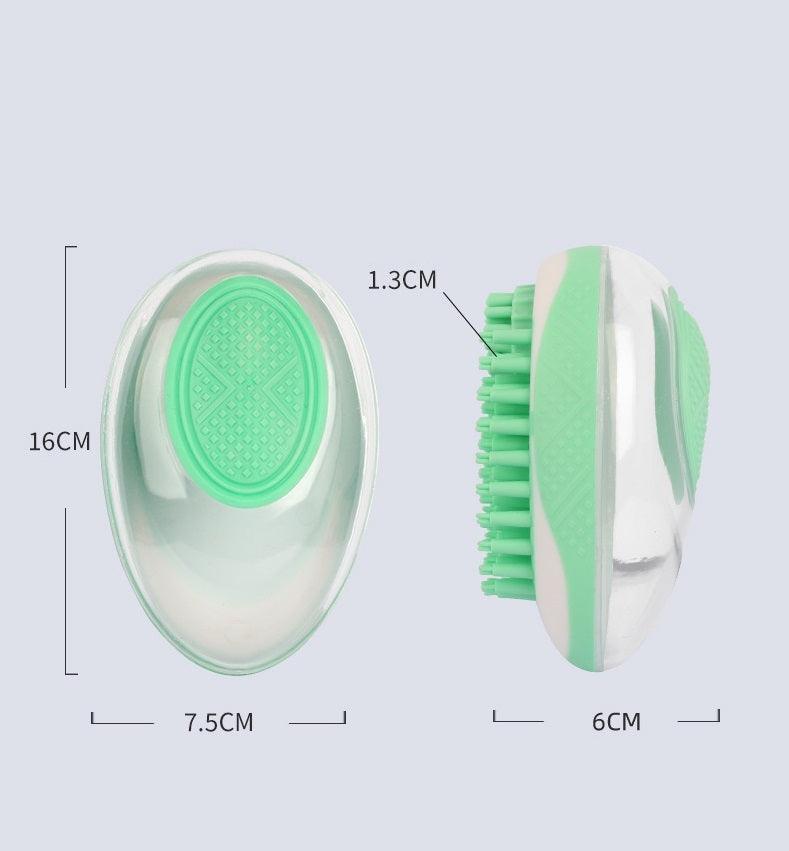 Dog Cat Bath Brush 2 - in - 1 Pet SPA Massage Comb Soft Silicone Pets Shower Hair Grooming Cmob Dog Cleaning Tool Pet Products - Pets GrovePets Grove