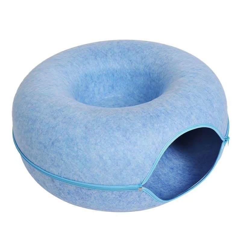 Four Seasons Available Cat Round Felt Pet Nest - Pets GrovePets Grove