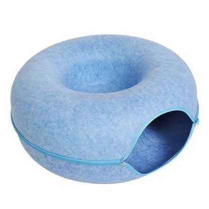 Four Seasons Available Cat Round Felt Pet Nest - Pets GrovePets Grove