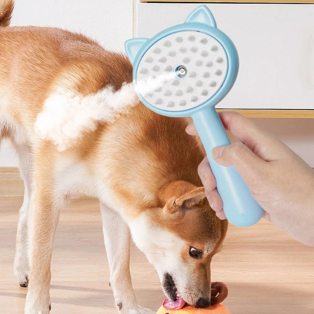 Hair Cleaning Brush With Mist Multifunctional Cat Grooming Brush Rechargeable Self Cleaning Slicker Brush For Pets Dogs & Catsb Pet Products - Pets GrovePets Grove
