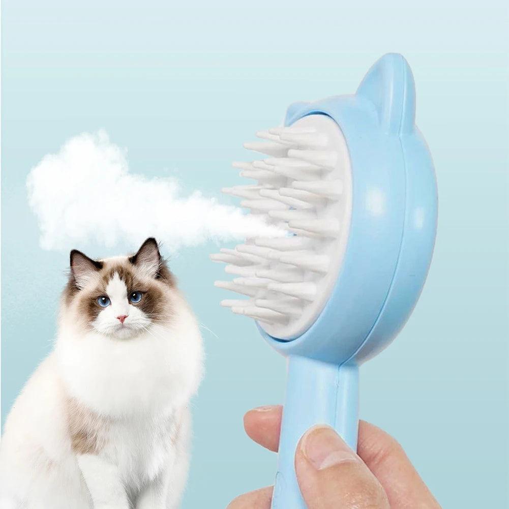 Hair Cleaning Brush With Mist Multifunctional Cat Grooming Brush Rechargeable Self Cleaning Slicker Brush For Pets Dogs & Catsb Pet Products - Pets GrovePets Grove