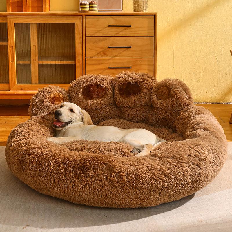 Kennel Warm Medium Large Dog Corgi Golden Retriever Bed Fleece - lined Sofa Mattress - Pets GrovePets Grove