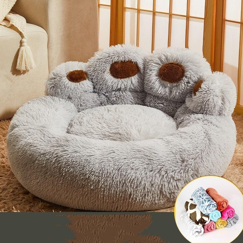 Kennel Warm Medium Large Dog Corgi Golden Retriever Bed Fleece - lined Sofa Mattress - Pets GrovePets Grove
